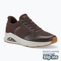 Încălțăminte pentru bărbați SKECHERS Uno Tres-Air Necessairy Comfort chocolate