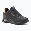 Încălțăminte pentru femei SKECHERS Uno Wedge Hi Steps black/rose gold
