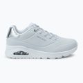 Încălțăminte pentru femei SKECHERS Uno Shimmer Away white/silver 2