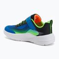 Încălțăminte pentru copii Skechers Microspec Advance albastru/lămâie 3