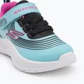 Încălțăminte pentru copii SKECHERS Microspec Advance aqua/purple 7