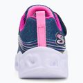 Încălțăminte pentru copii SKECHERS Heart Lights Retro Hearts navy leather/multi trim 6