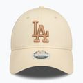 Șapcă pentru femei New Era Wmns Le 940 La Dodgers light beige 3