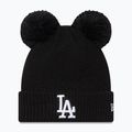 Căciulă de iarnă pentru femei New Era Wmns Double Pom La Dodgers black