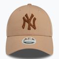 Șapcă pentru femei New Era Metallic 9FORTY New York Yankees beige 3