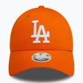 Șapcă pentru femei New Era League Essential 9FORTY Los Angeles Dodgers orange 3