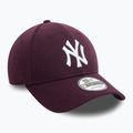 Șapcă New Era Melton Wool 9FORTY New York Yankees purple