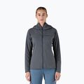 Jachetă hibrid pentru femei Patagonia Nano-Air Ultralight cu fermoar complet și glugă, culoarea albastru închis