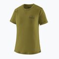 Tricou pentru femei Patagonia Cap Cool Merino Blend Graphic Shirt fitz roy strata: rinsed green 3