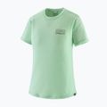 Tricou pentru femei Patagonia Cap Cool Merino Blend Graphic Shirt fitz roy strata: rinsed green 4