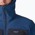 Geacă softshell pentru bărbați Patagonia R2 TechFace Hoody clement blue 6