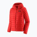 Geacă de puf pentru femei Patagonia Down Sweater Hoody sizzle red
