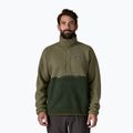 Bluză de trekking pentru bărbați Patagonia Retro Pile 1 / 2 Snap P / O old growth green