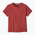 Tricou pentru femei Patagonia P-6 Logo Responsibili-Tee potters red 3