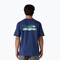 Tricou pentru bărbați Patagonia Boardshort Logo Pocket Responsibili clement blue 2