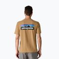 Tricou pentru bărbați Patagonia P-6 Logo Responsibili-Tee talon gold 2