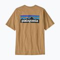 Tricou pentru bărbați Patagonia P-6 Logo Responsibili-Tee talon gold 3