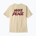 Tricou pentru bărbați Patagonia Balance Organic peace seeds / undyed natural 3