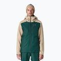 Geacă de ploaie pentru bărbați Patagonia Insulated Powder Town cascade green