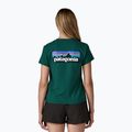Tricou pentru femei Patagonia P-6 Logo Responsibili-Tee cascade green 2