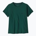 Tricou pentru femei Patagonia P-6 Logo Responsibili-Tee cascade green 3