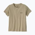 Tricou pentru femei Patagonia P-6 Logo Responsibili-Tee pumice 2