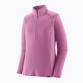 Bluză pentru femei Patagonia Cap Termal Weight Zip Neck brisk purple