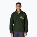 Bluză de trekking pentru bărbați Patagonia LW Synch Snap-T P / O old growth green