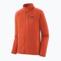 Bluză fleece pentru bărbați Patagonia R1 Hybrid coal orange