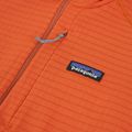 Bluză fleece pentru bărbați Patagonia R1 Hybrid coal orange 3