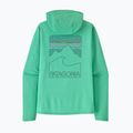 Bluză pentru femei Patagonia Capilene Cool Sun Hoody aqua stone/early teal x-dye 3