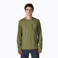 Longsleeve pentru bărbați Patagonia Capilene Cool Sun caper green/buckhorn green x-dye