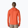 Bluză pentru bărbați Patagonia Capilene Cool Sun Hoody coal orange/light coal orange x-dye 3