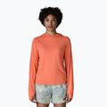 Bluză damă Patagonia Capilene Cool Sun Hoody mellow melon/peach sherbet x-dye