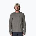 Bluză pentru bărbați Patagonia Capilene Cool Sun Hoody forge grey/noble grey x-dye