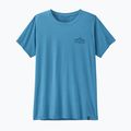 Tricou pentru femei Patagonia Capilene Cool Daily - Cloud Crag shore blue/light shore blue x-dye 2