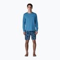 Longsleeve pentru bărbați Patagonia Capilene Cool Daily - Boardshort Logo shore blue/light shore blue x-dye 2