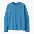 Longsleeve pentru bărbați Patagonia Capilene Cool Daily - Boardshort Logo shore blue/light shore blue x-dye 6
