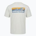 Tricou pentru bărbați Patagonia Capilene Cool Daily - Boardshort Logo dyno white 2