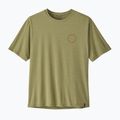 Tricou de trekking pentru bărbați Patagonia Cap Cool Daily Shirt - Spoke Stencil gumtree green - light gumtree green x-dye