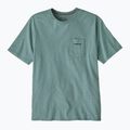 Tricou pentru bărbați Patagonia Boardshort Logo Pocket Responsibili blue sage