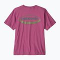 Tricou pentru bărbați Patagonia '95 Oval Logo faded magenta 2