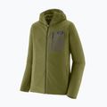 Bluză de trekking pentru bărbați Patagonia R1 Air Full Zip Hoody caper green