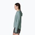 Bluză pentru femei Patagonia Capilene Cool Sun Hoody nouveau green/blue sage x-dye 4