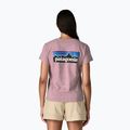 Tricou pentru femei Patagonia P-6 Logo Responsibili-Tee qulet violet 3