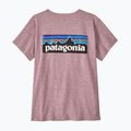 Tricou pentru femei Patagonia P-6 Logo Responsibili-Tee qulet violet 5