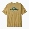 Tricou pentru bărbați Patagonia Flying Fish Responsibili Tee limestone yellow/heritage fitz 5