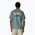 Tricou pentru bărbați Patagonia '73 Skyline blue sage 3