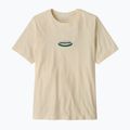 Tricou pentru bărbați Patagonia '95 Oval Logo undyed natural