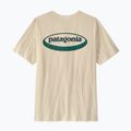 Tricou pentru bărbați Patagonia '95 Oval Logo undyed natural 2
